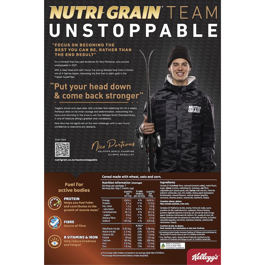 Kellogg's Nutrigrain Cereal 290g