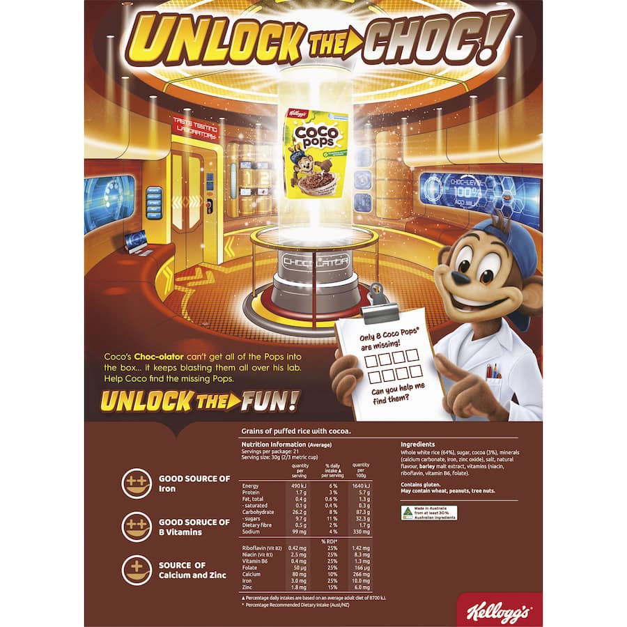 Kellogg's Cereal Coco Pops 650g