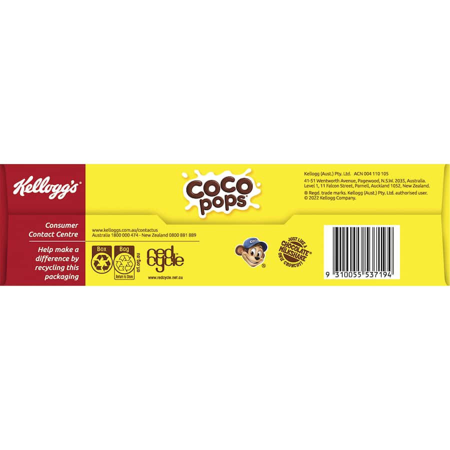 Kellogg's Cereal Coco Pops 650g