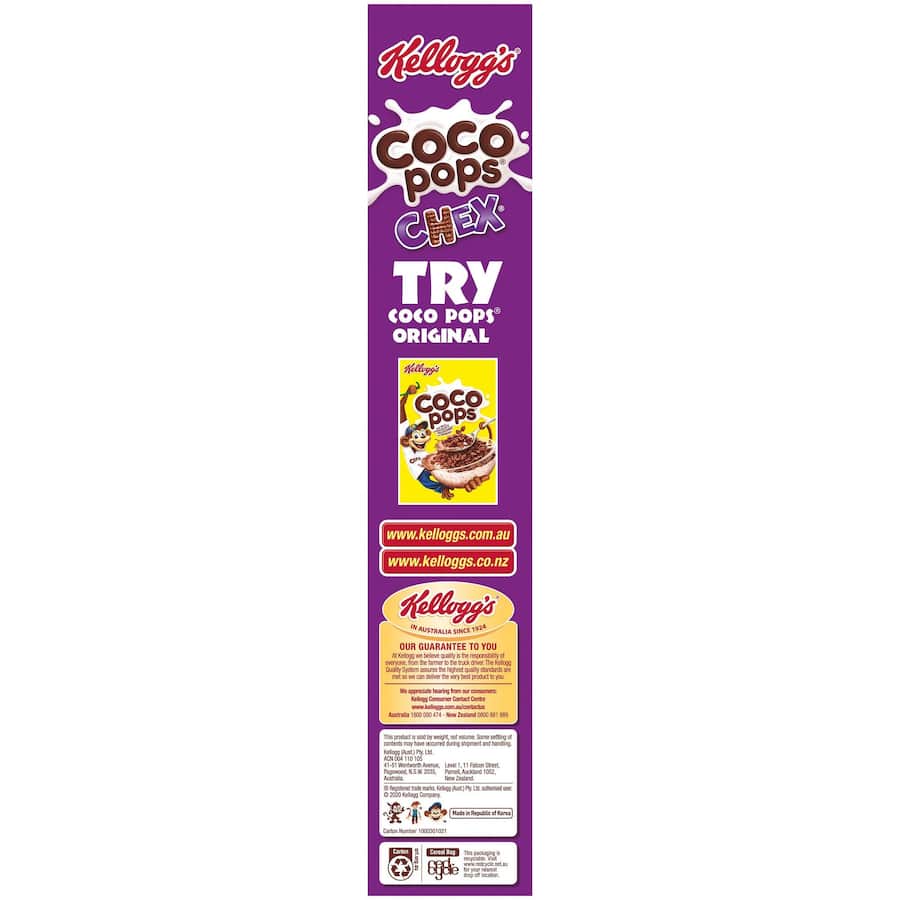 Kellogg's Cereal Cocopops Chex 500g