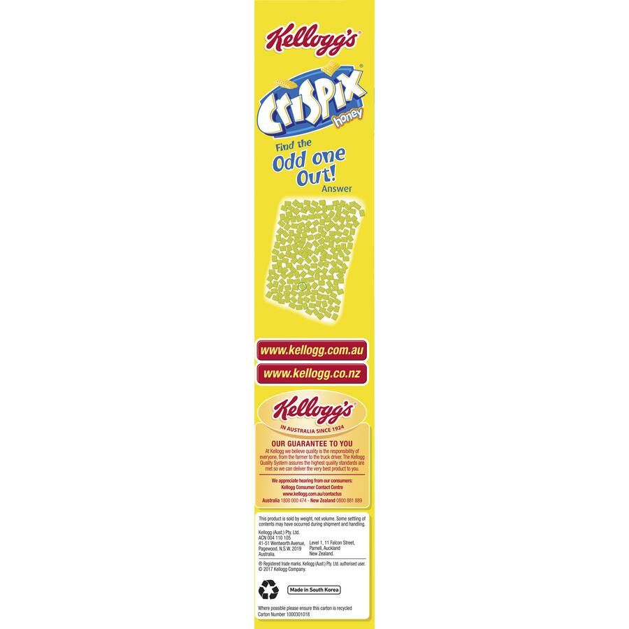 Kellogg's Crispix Cereal Honey 260g