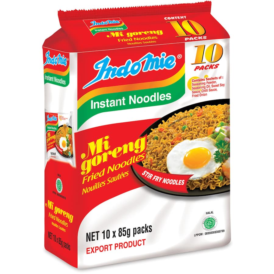 Indomie Mi Goreng Instant Noodles Fried Noodles Multi Pack 10pk 850g