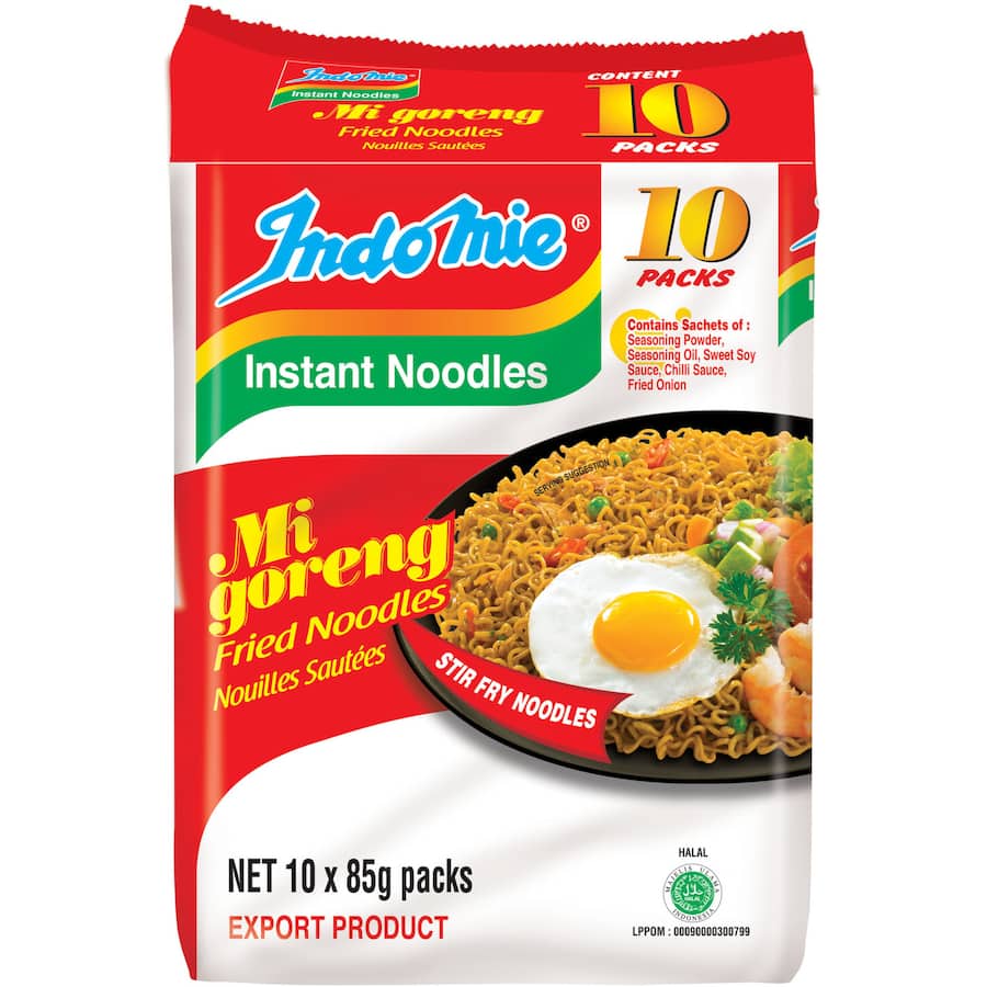 Indomie Mi Goreng Instant Noodles Fried Noodles Multi Pack 10pk 850g