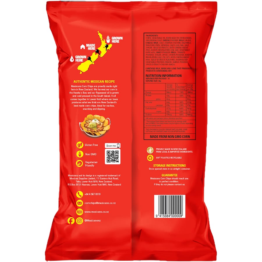 Mexicano Corn Chips Cheese 300g
