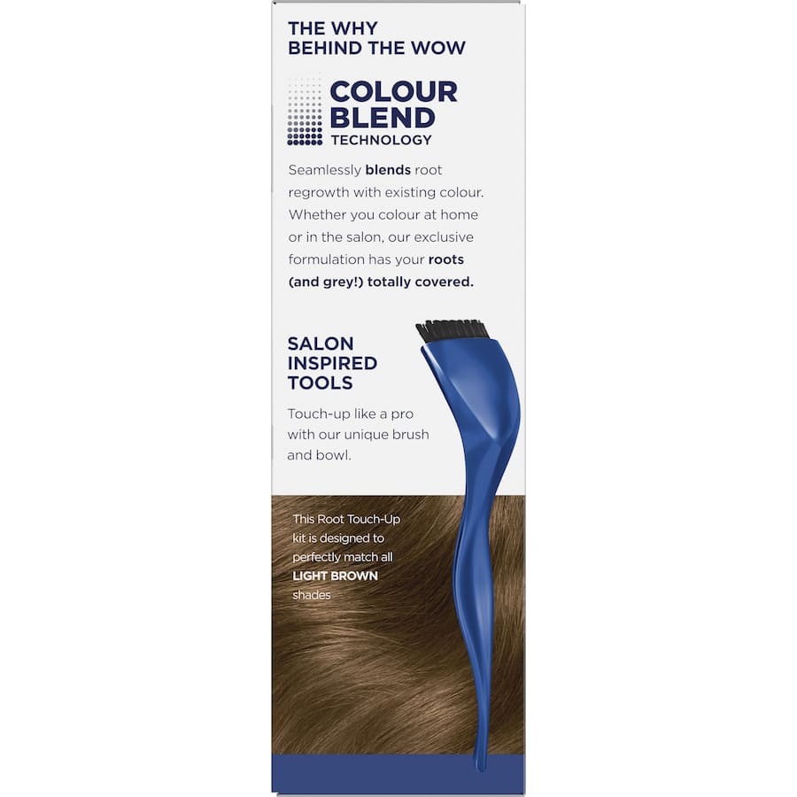Clairol Nice N Easy Hair Colour Root Touch Up Light Brown 6 1pack