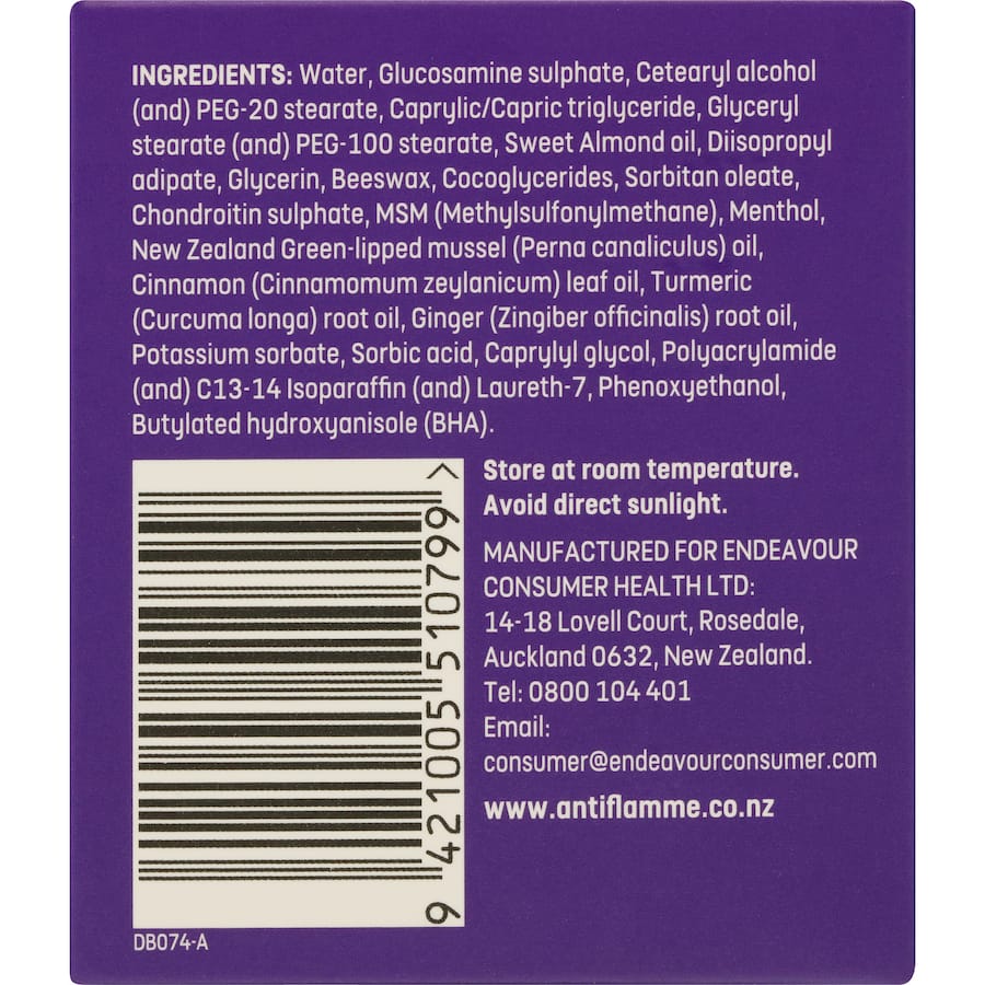 Nature's Kiss Anti-flamme Mobility Joints 120g