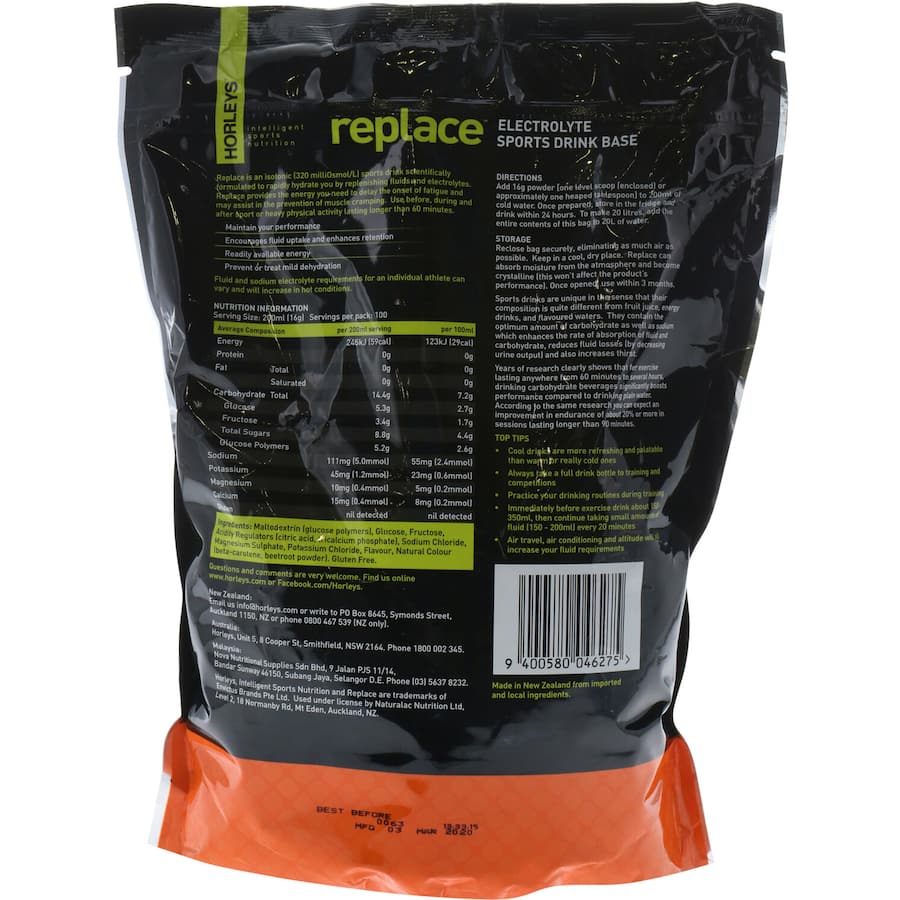 Horleys Replace Electrolytes Orange Mango 1.6kg