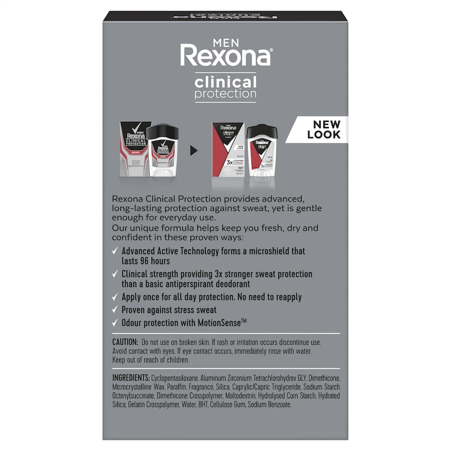Rexona Men Clinical Protection Antiperspirant Stick Sport 45mL