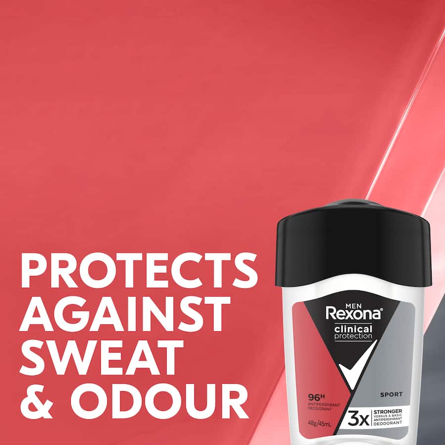 Rexona Men Clinical Protection Antiperspirant Stick Sport 45mL
