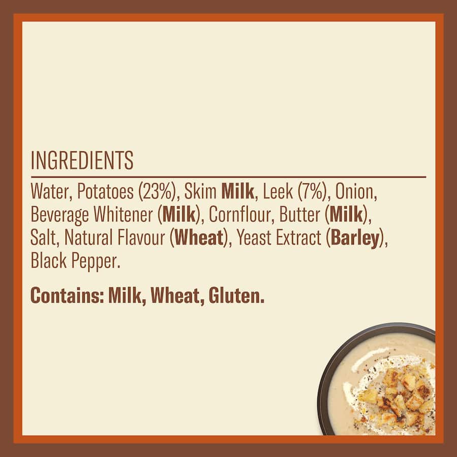 Wattie's Very Special Soup Potato & Leek Canned 535g