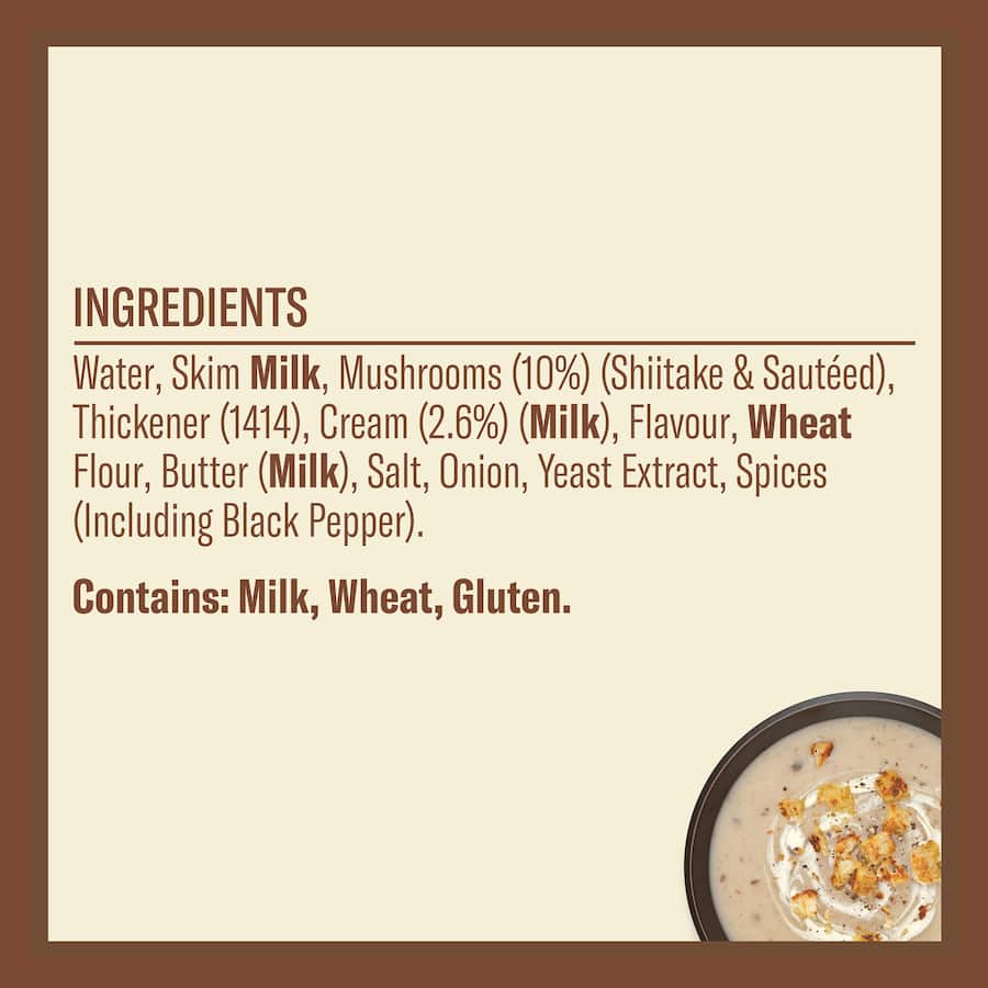 Wattie's Very Special Soup Creamy Mushroom Canned 520g