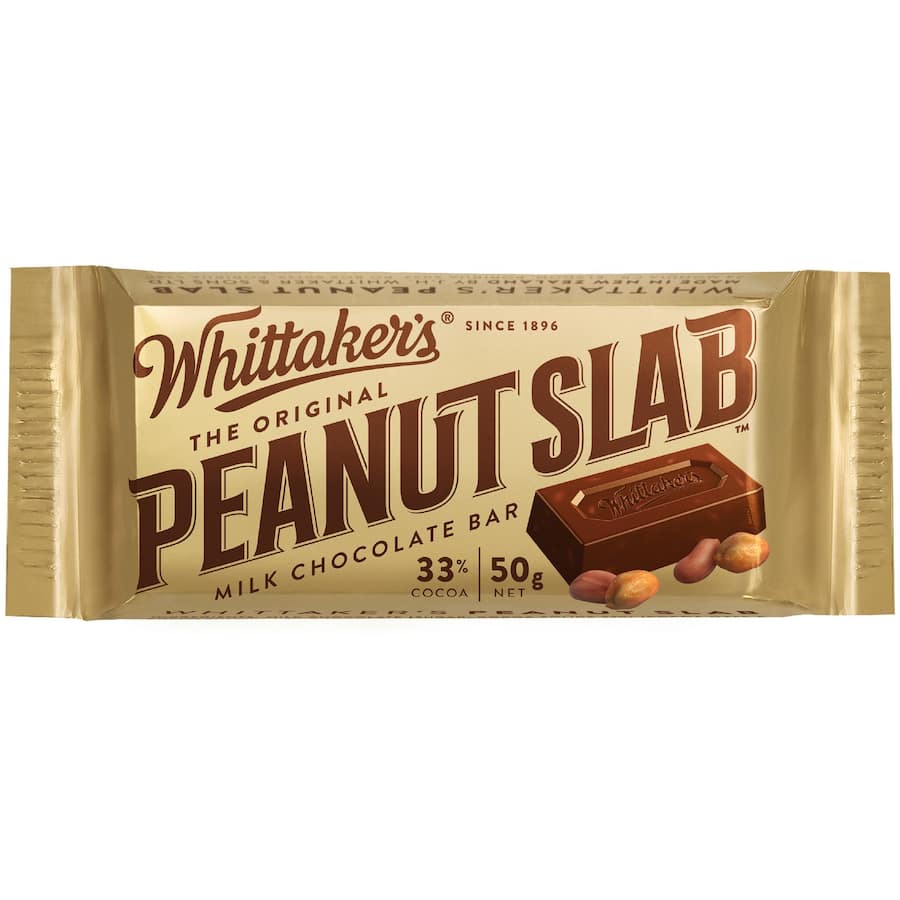 Whittakers Chocolate Bar Peanut Slab 50g
