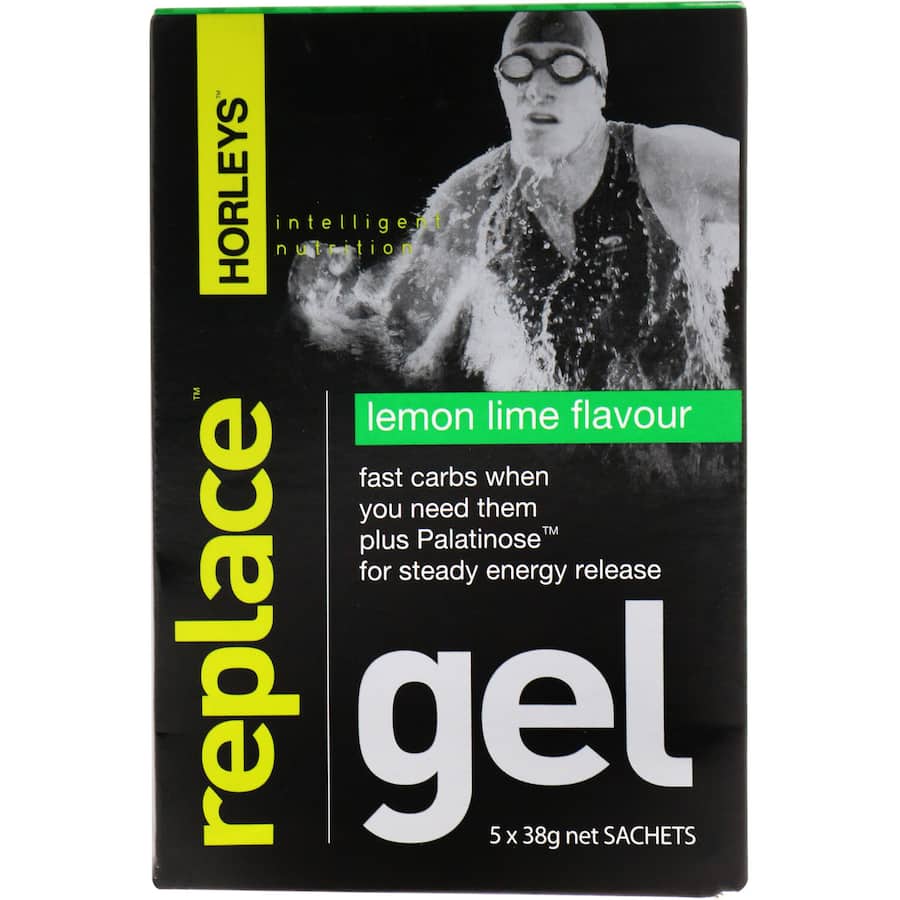Horleys Replace Gel Nutrition Formula Lemon Lime 38g 5pack