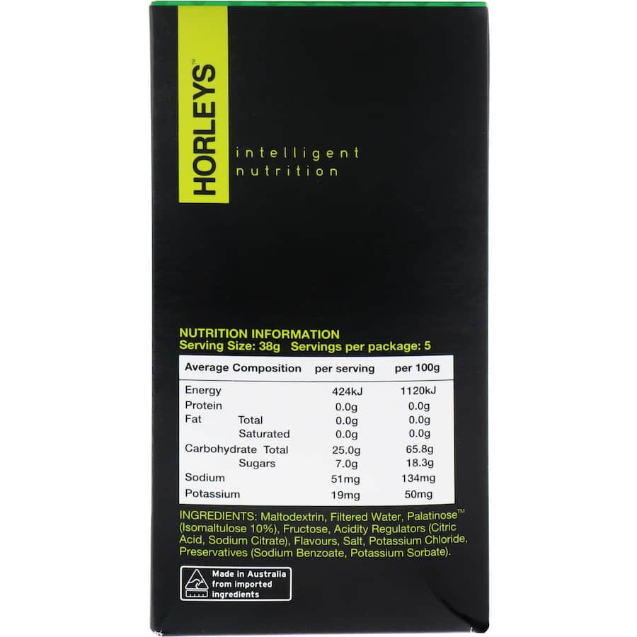 Horleys Replace Gel Nutrition Formula Lemon Lime 38g 5pack