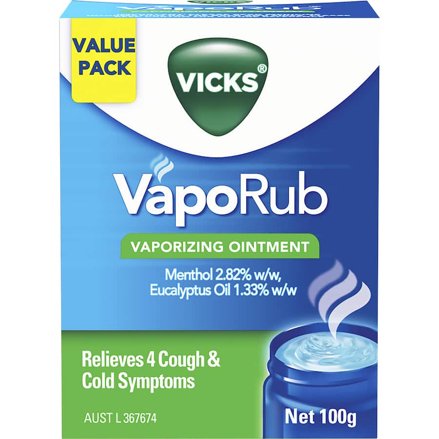 Vicks Vaporub Vaporising Ointment 100g