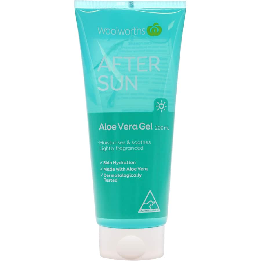 Woolworths After Sun Aloe Vera Gel Tube 200mL