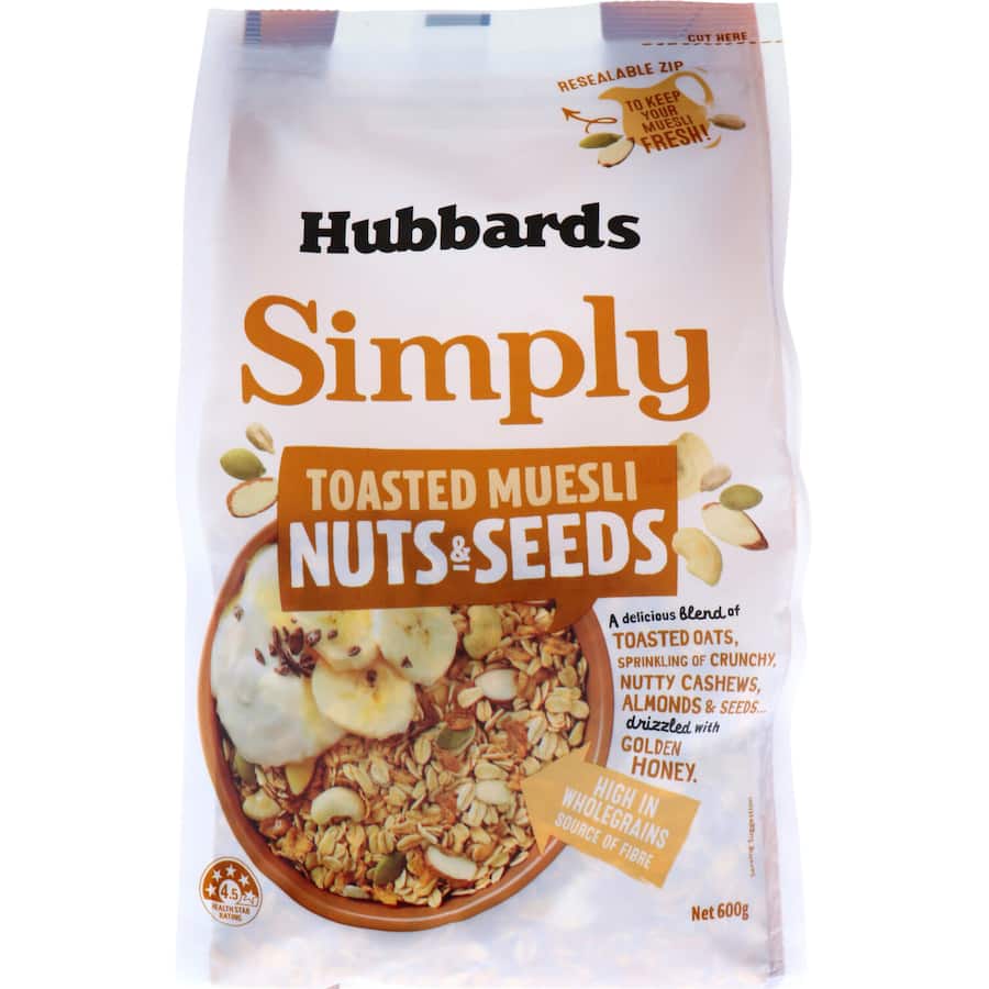 Hubbards Simply Muesli Nuts & Seeds 600g