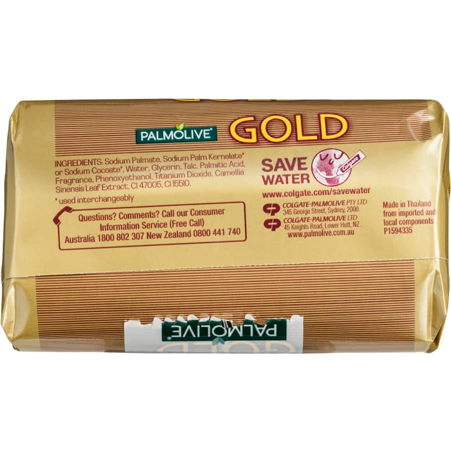 Palmolive Gold Soap Daily Deodorant Protection 90g bars 4pack