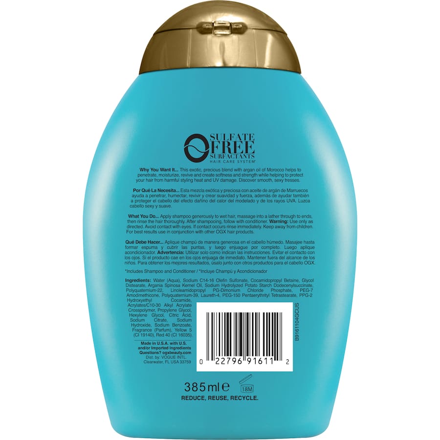 Ogx Shampoo Moroccan Argan Oil 385mL