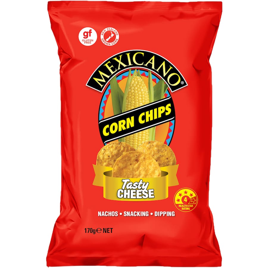 Mexicano Corn Chips Tasty Cheese 170g