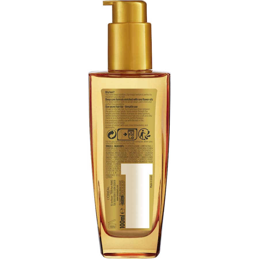Loreal Elvive Hair Treatment Extraordinary Oil 100mL