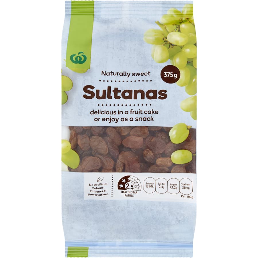 Woolworths Sultanas 375g