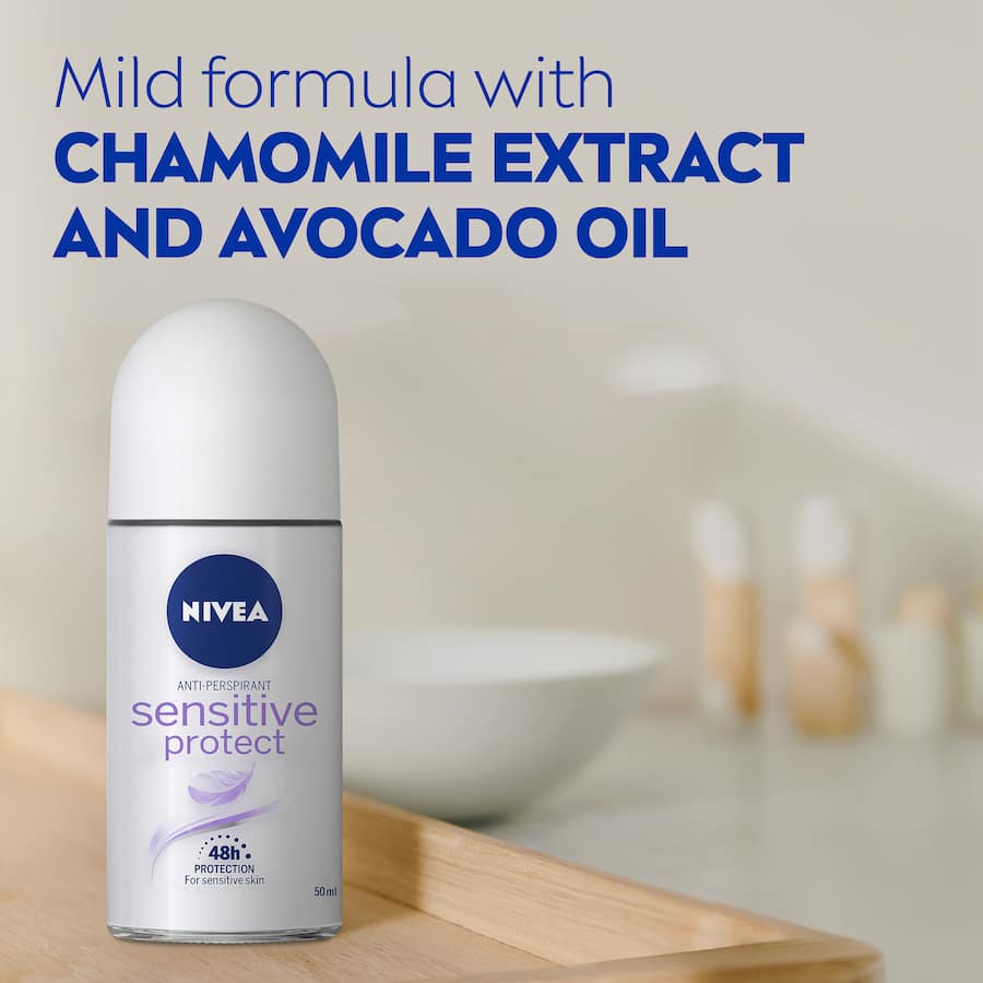 Nivea Roll On Deodorant Antiperspirant Sensitive 50mL
