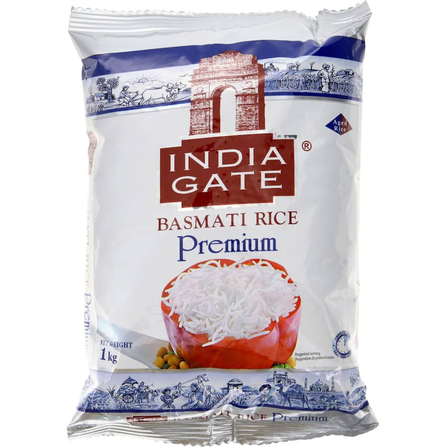 India Gate Basmati Rice Premium Packet 1kg