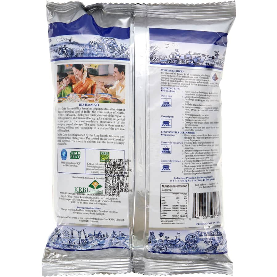 India Gate Basmati Rice Premium Packet 1kg