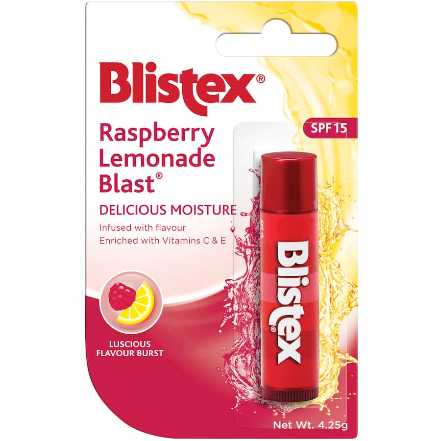 Blistex Lip Balm Raspberry Lemonade Blast 4.25g Stick 1pack