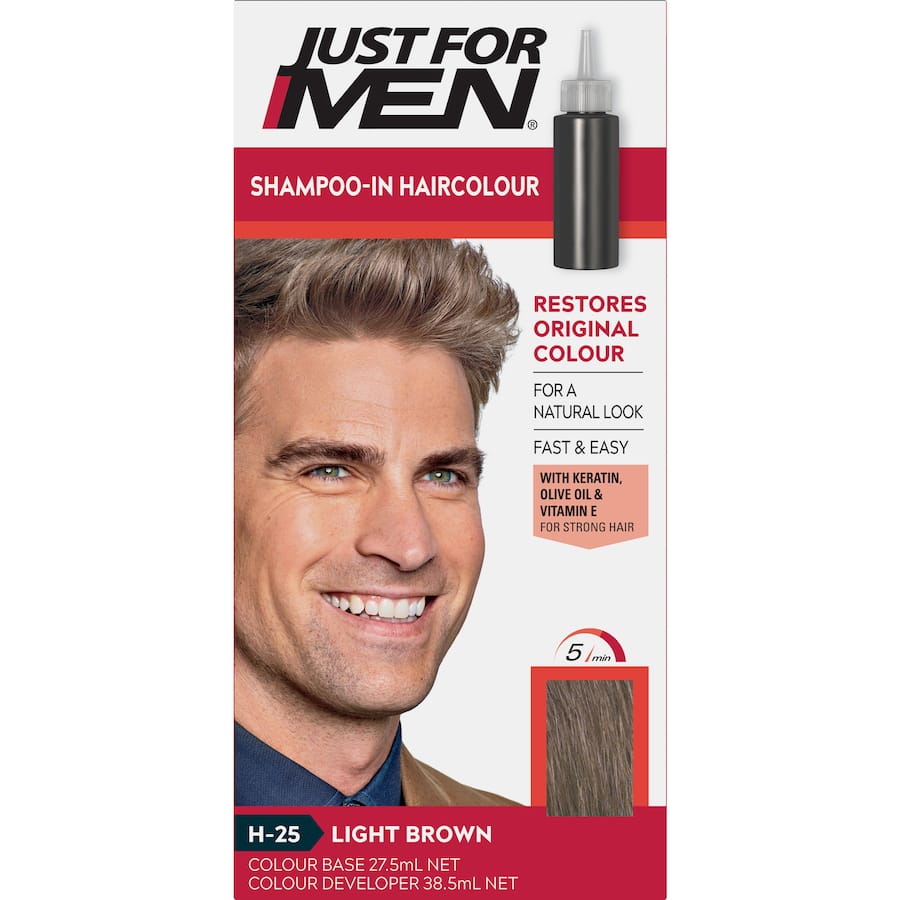 Just For Men Hair Colour Light Brown 100g