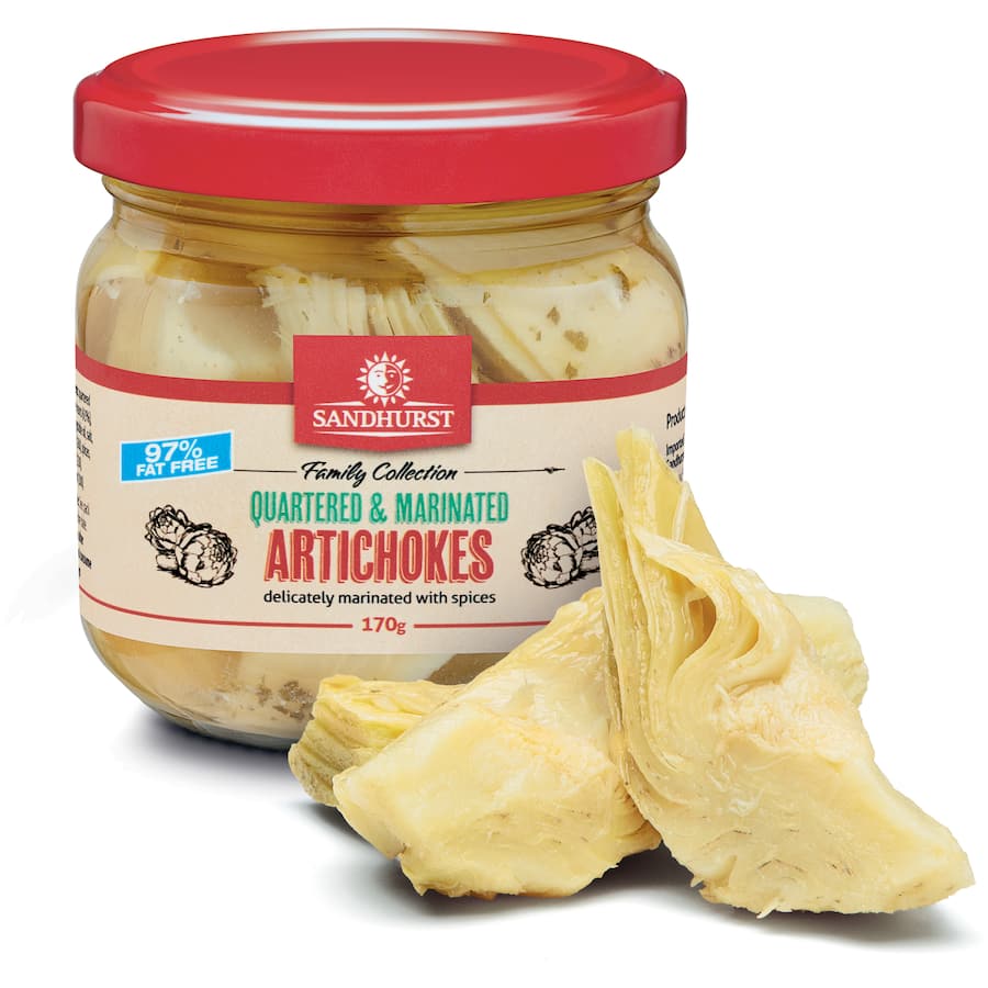 Sandhurst Artichokes Marinated Hearts Jar 170g