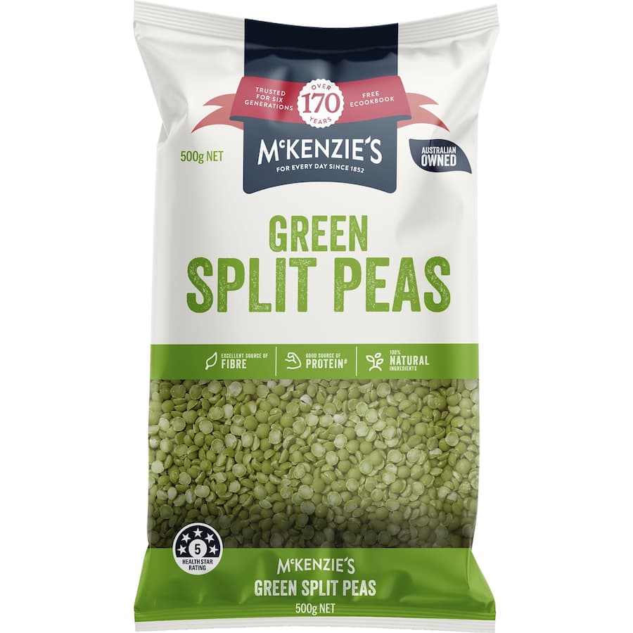 Mckenzie's Split Peas Green 500g