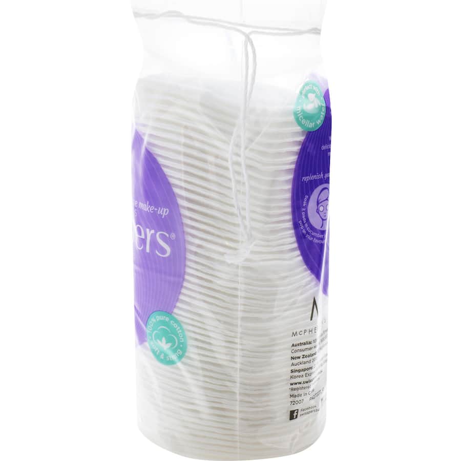 Swisspers Cotton Pads Large Make Up Pads 50pack