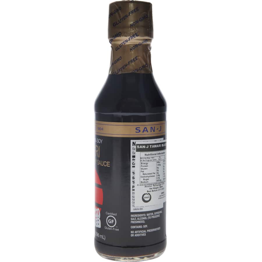 San-j Soy Sauce Tamari Gluten Free Bottle 296mL