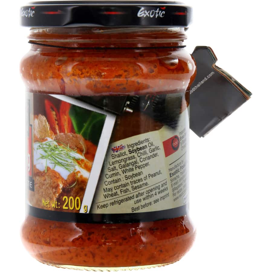 Exotic Food Curry Paste Panang Jar 200g