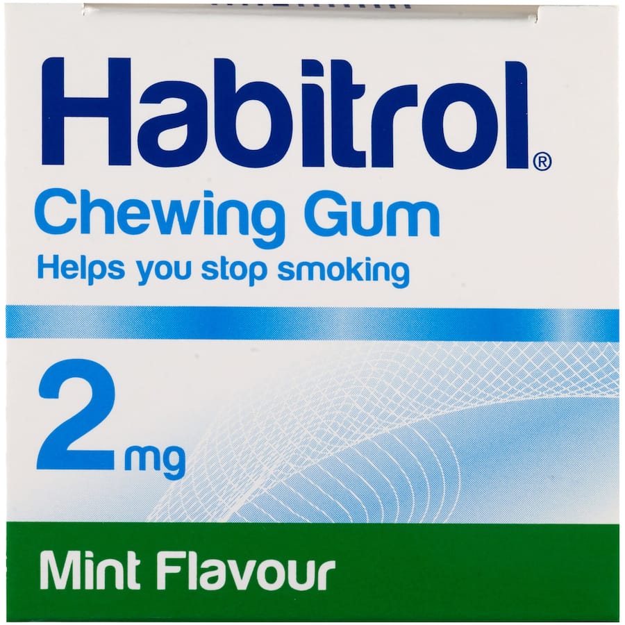 Habitrol Quit Smoking Product Mint Flavour Gum 2mg 96 peLLets