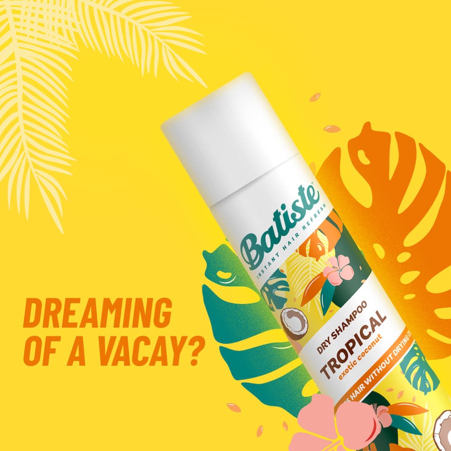 Batiste Dry Shampoo Tropical 200mL