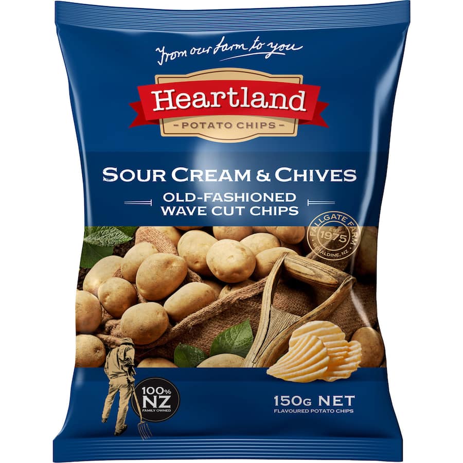 Heartland Chips Sour Cream & Chives 150g