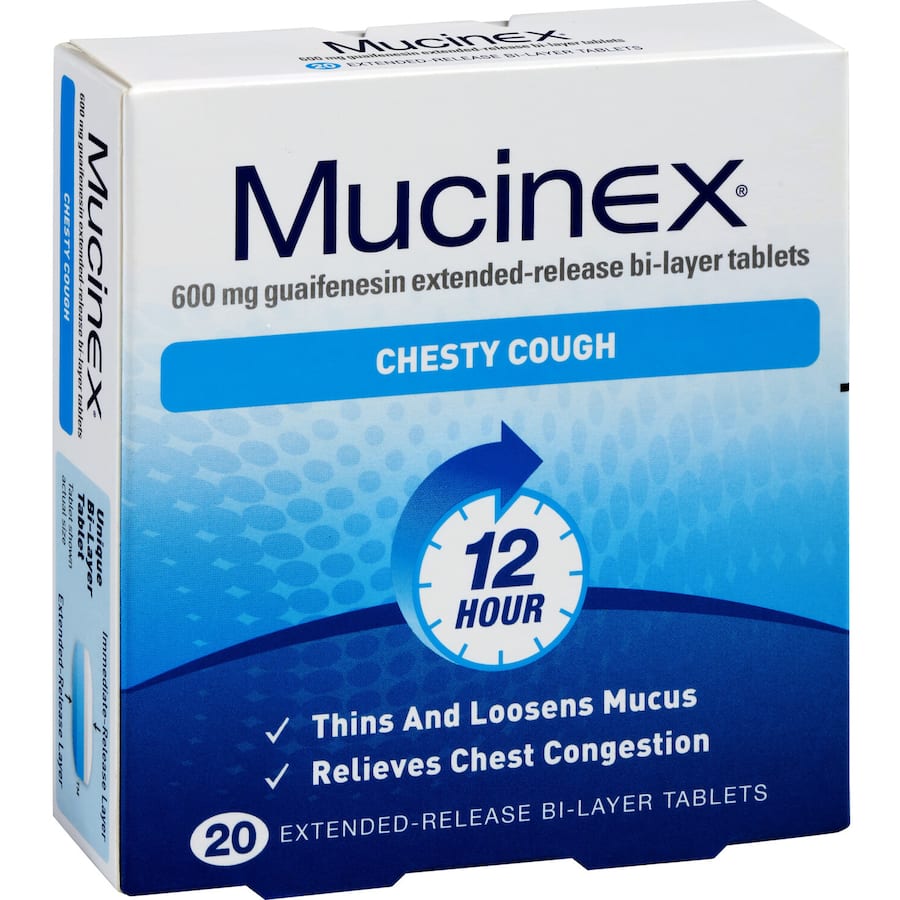 Mucinex Chesty Cough Fast Effective Tablets 20pack