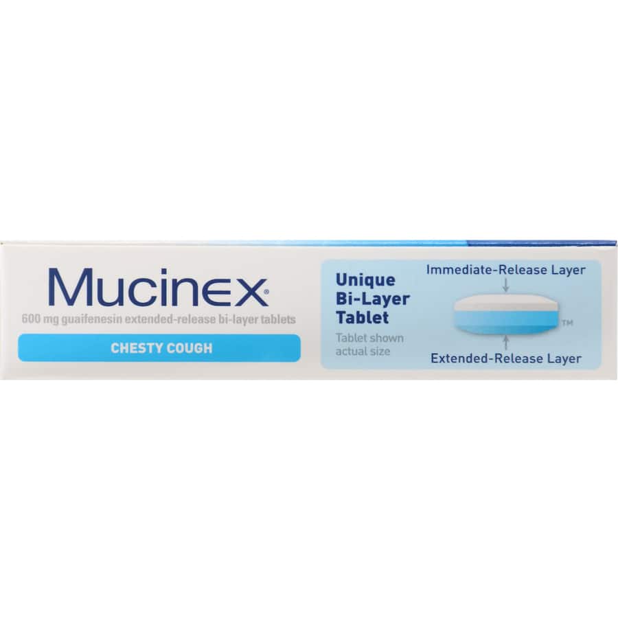 Mucinex Chesty Cough Fast Effective Tablets 20pack