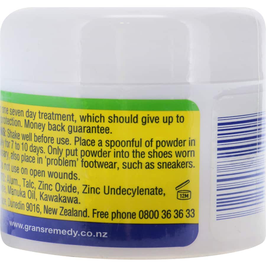 Grans Remedy Foot Powder Original 50g