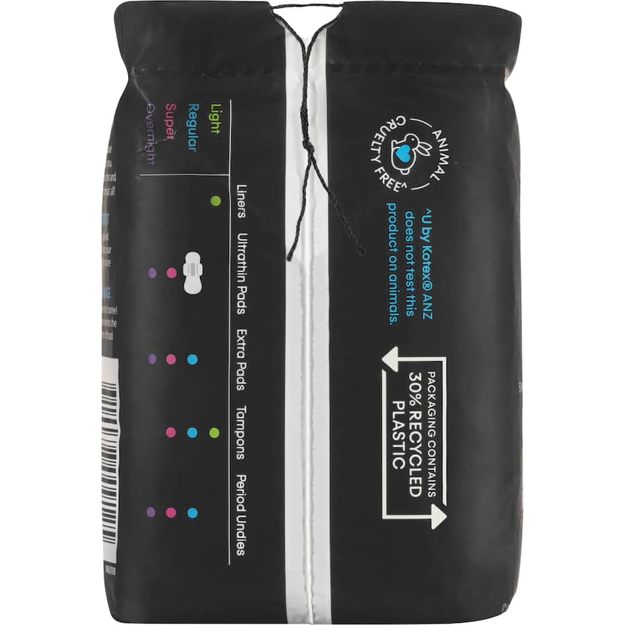 U By Kotex Pads Ultrathins Regular With Wings 14pack