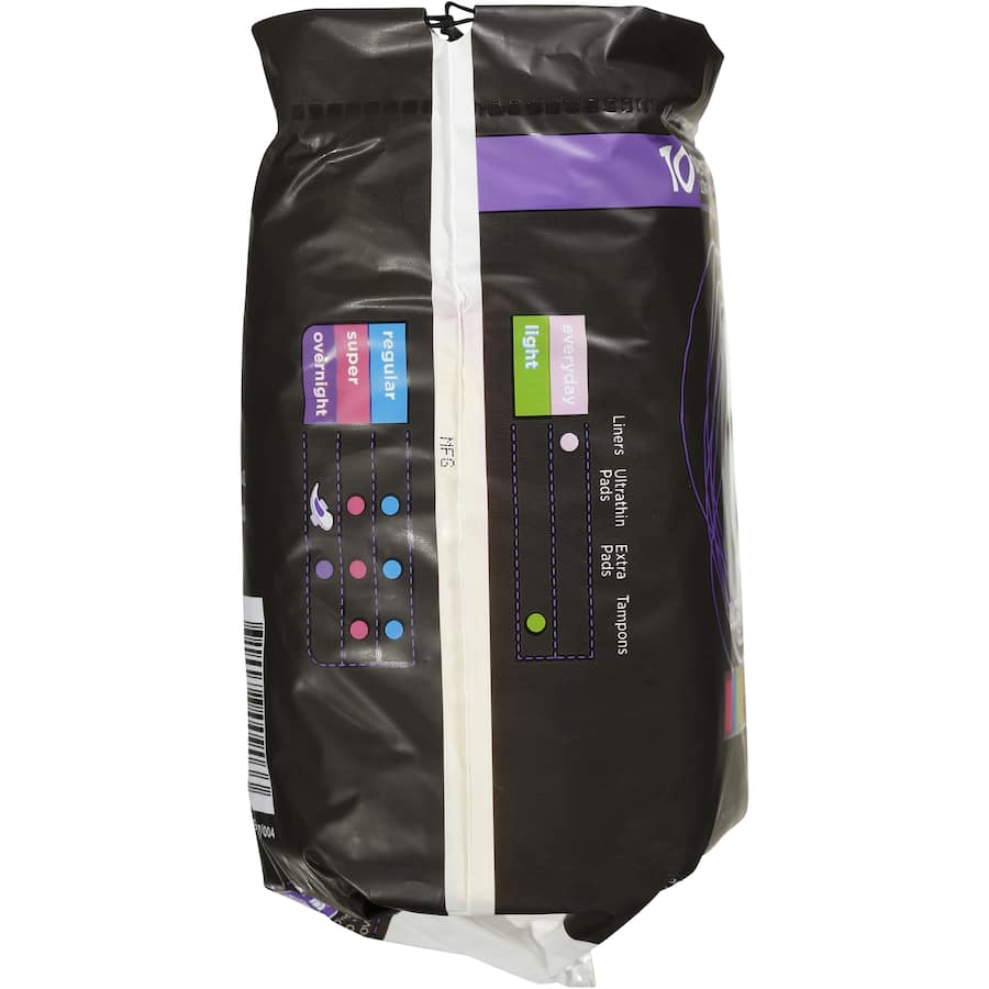 U By Kotex Ultra Thins Pads Overnight With Wings 10pack