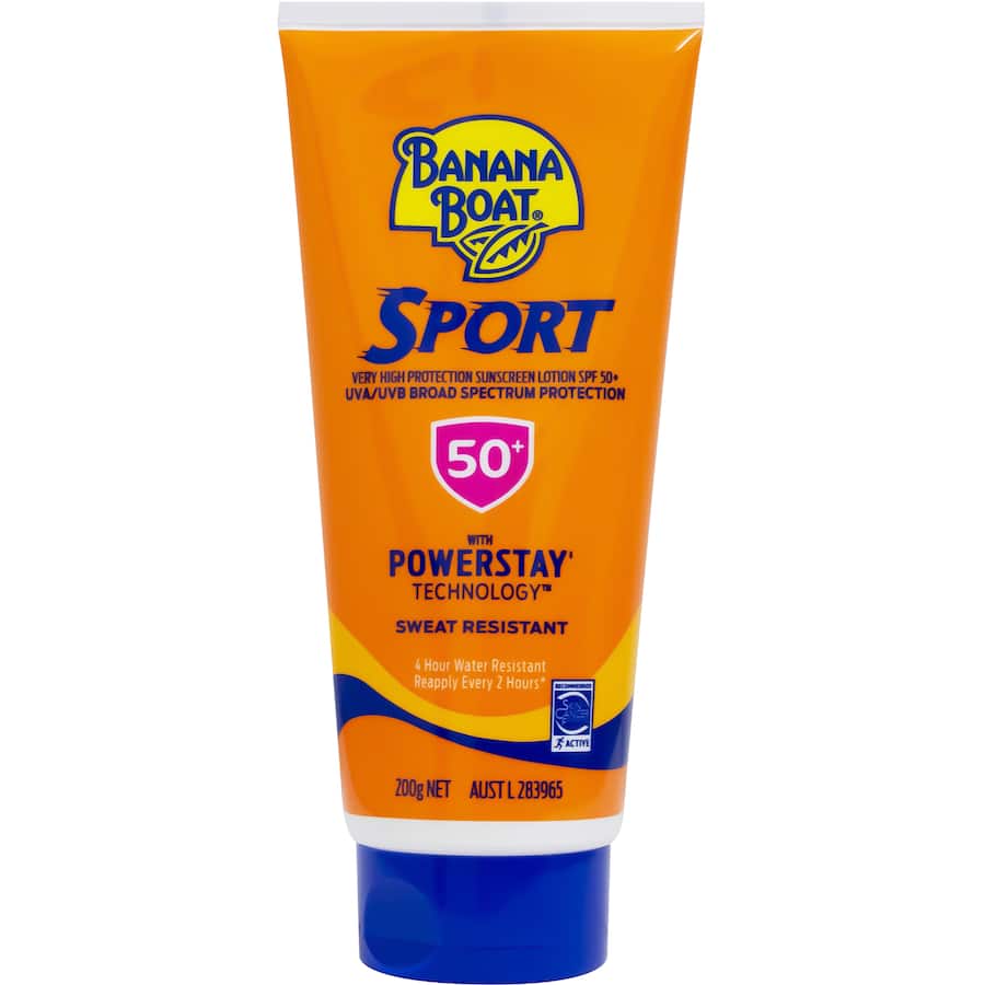 Banana Boat Sunscreen Sport Spf 50+ Tube 200g