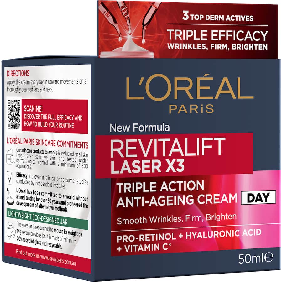 Loreal Revitalift Anti Ageing Cream Laser X3 50mL