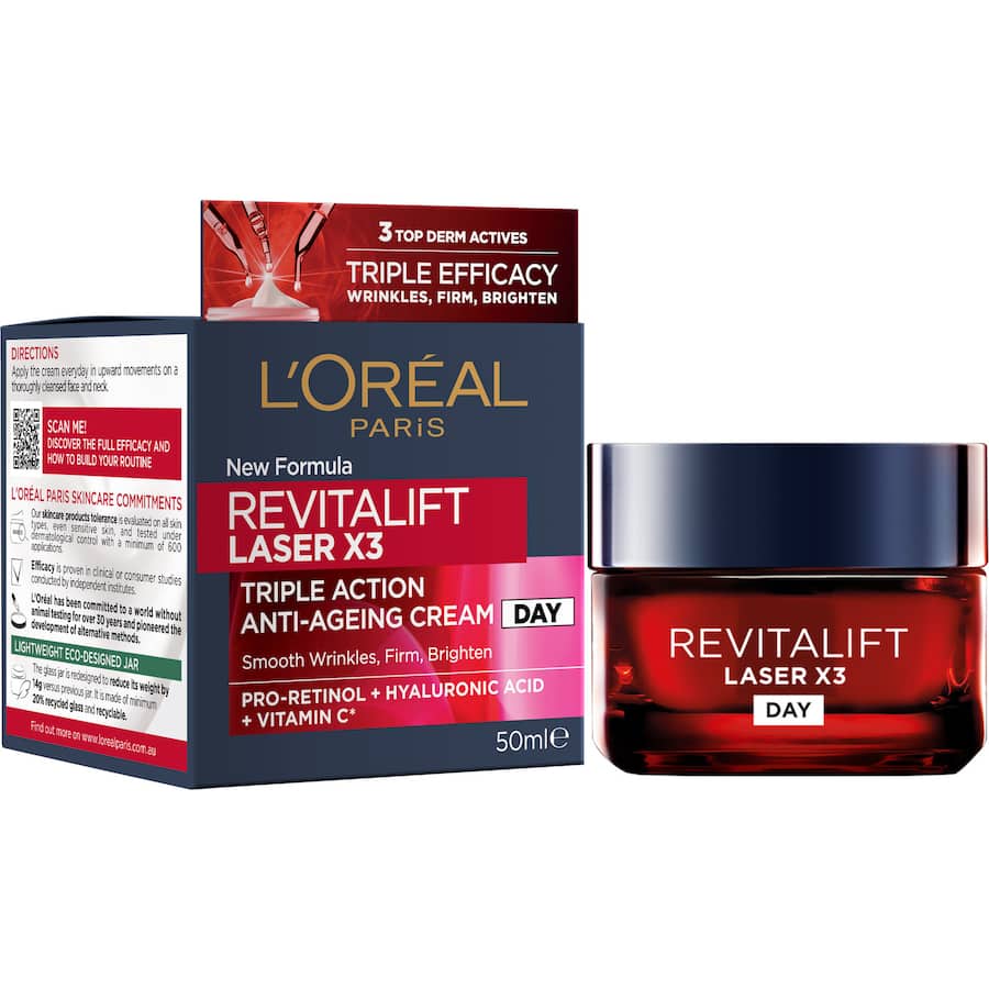 Loreal Revitalift Anti Ageing Cream Laser X3 50mL