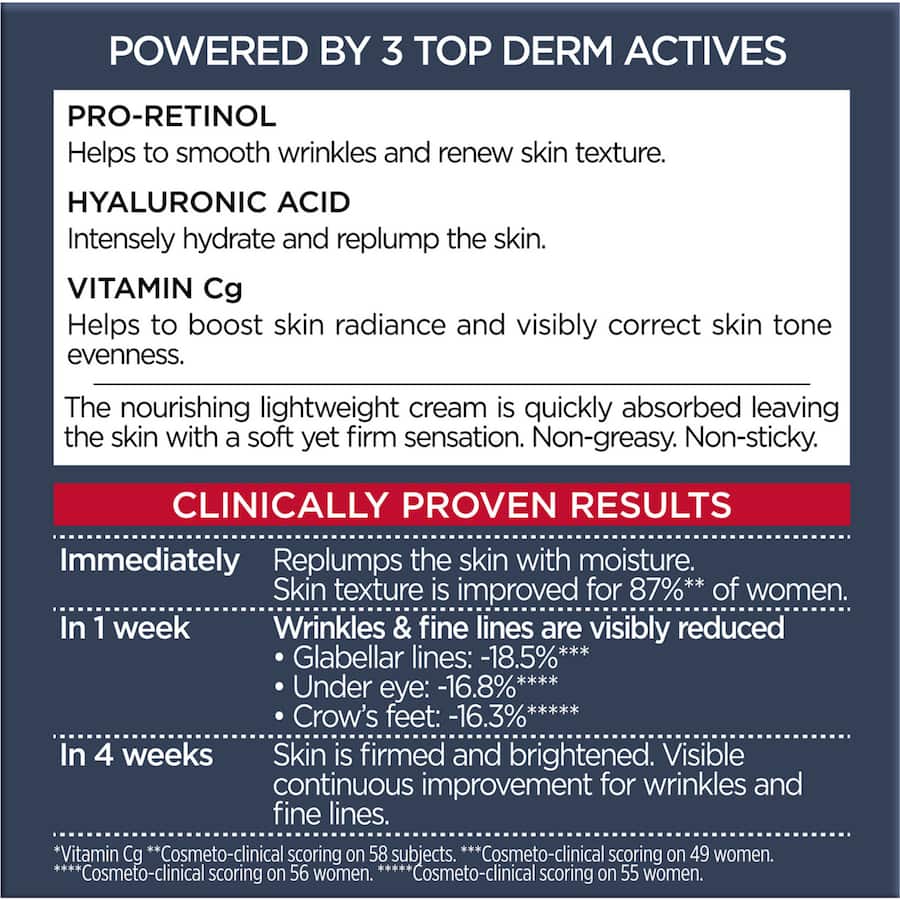 Loreal Revitalift Anti Ageing Cream Laser X3 50mL