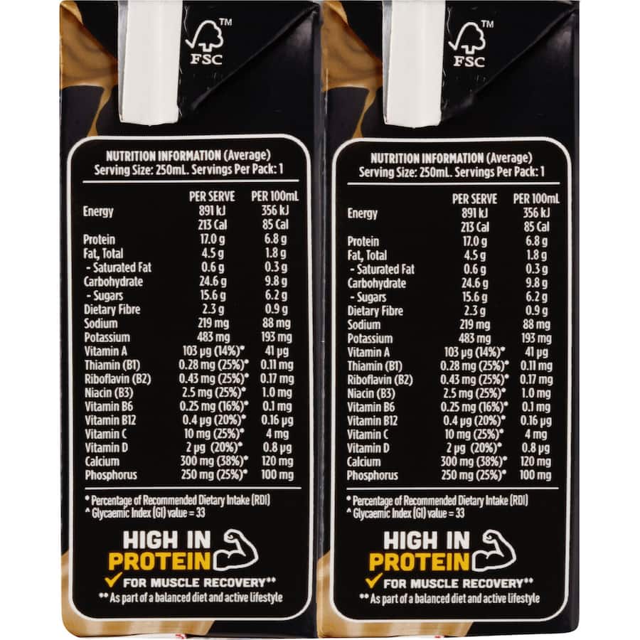 Sanitarium Up & Go Energize Liquid Breakfast Coffee 6pk 250mL