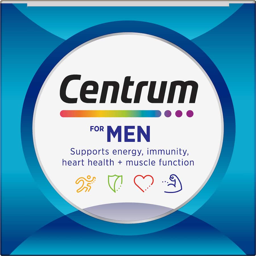 Centrum Men Daily Multivitamin Supplements Tablets 60pack